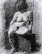 The Veiled Nude-s sitting Position Thomas